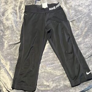 Nike Pro Kids Black Leggings